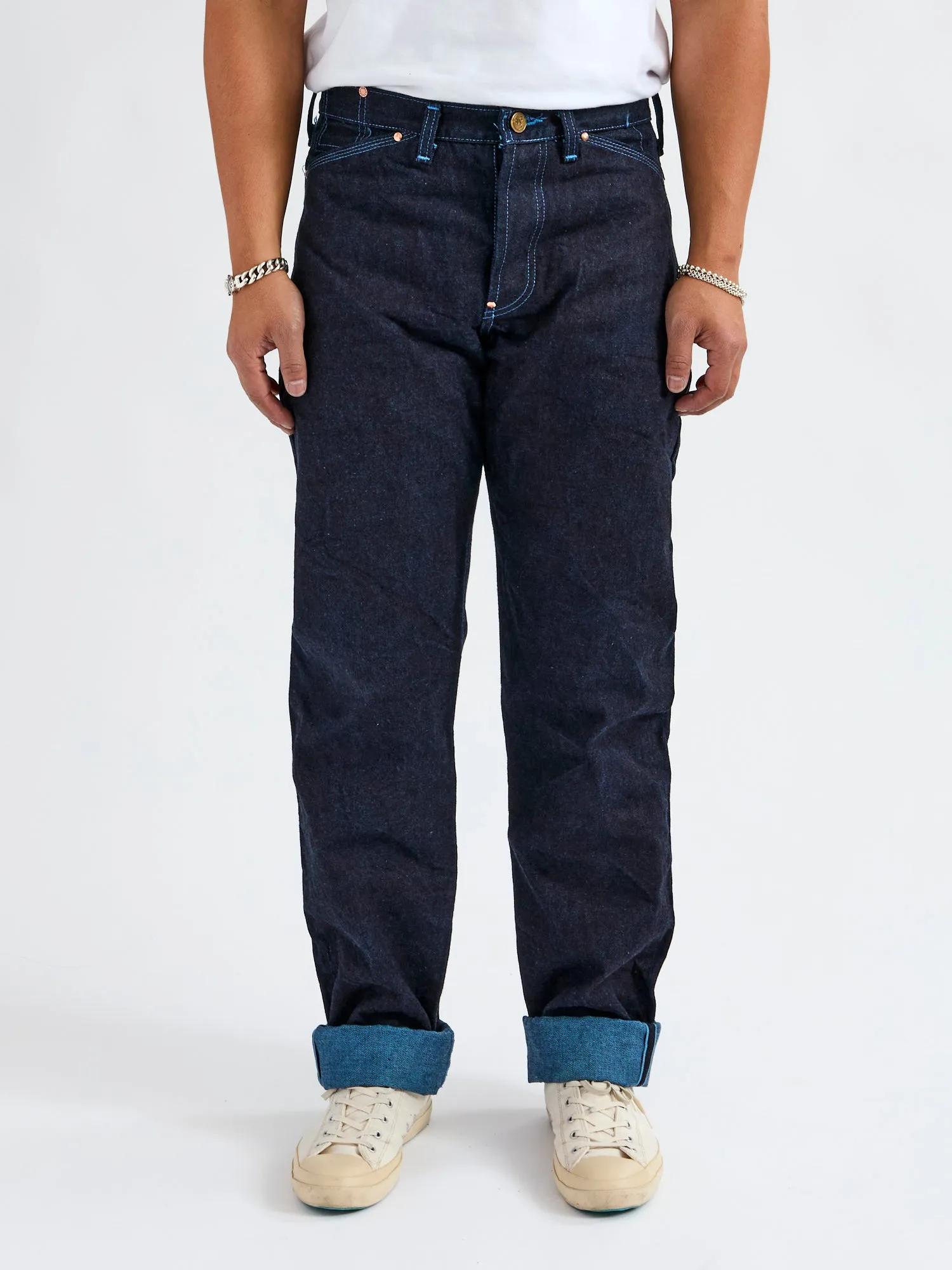 131 "Woad Overdye" 16oz Selvedge Denim - Lost Jeans Fit