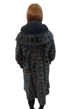 7/8 Sculptured sheared Mink Coat