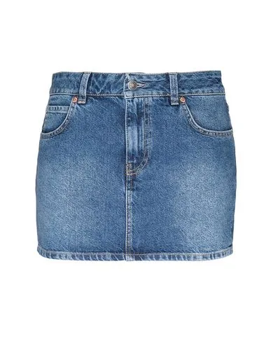 8 By Yoox Women Denim skirt Blue 27 jeans