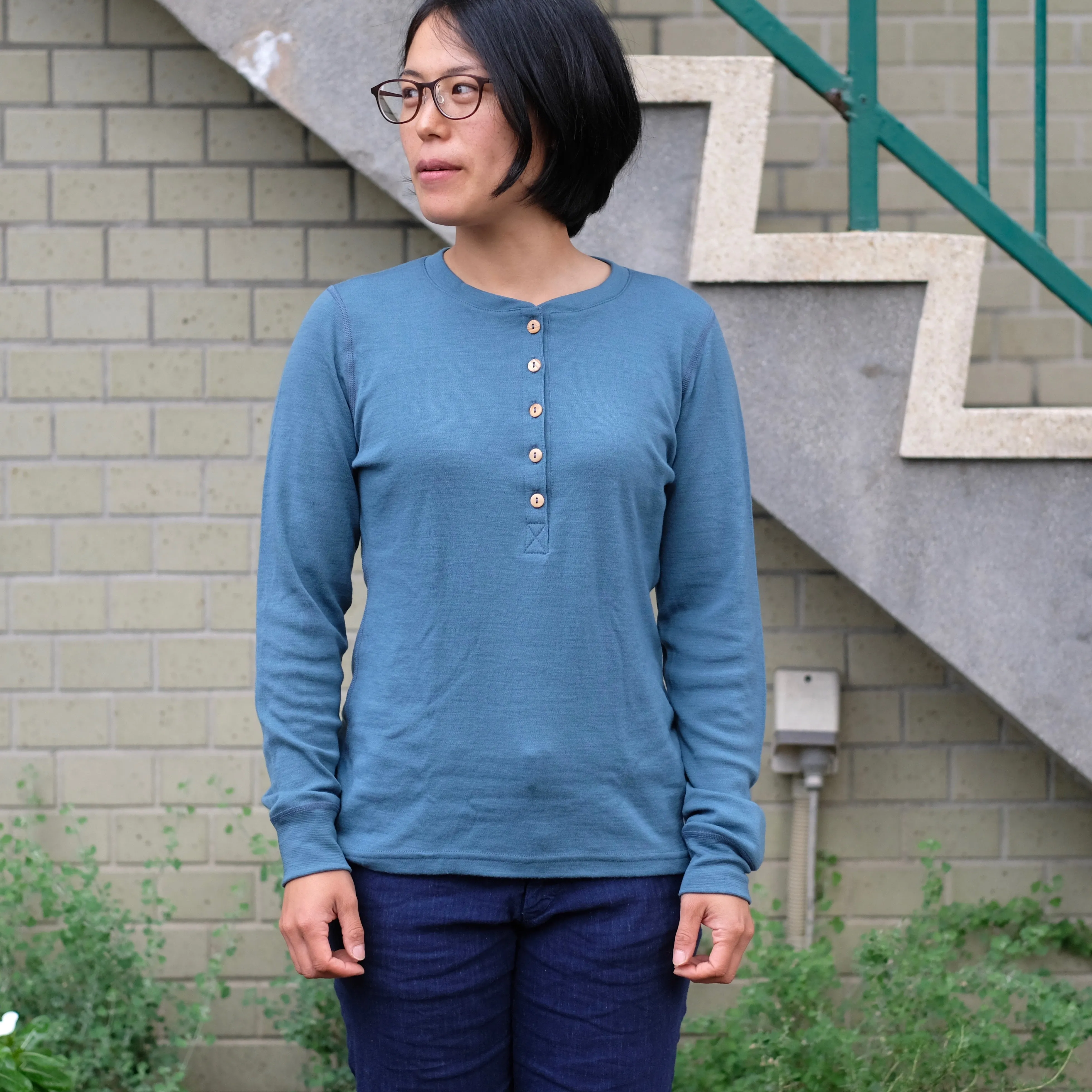 ACLIMA W′s Warmwool Granddad Shirt