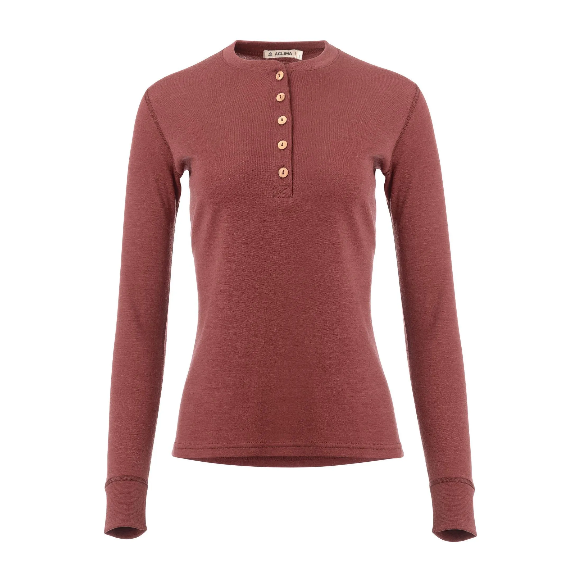 ACLIMA W′s Warmwool Granddad Shirt