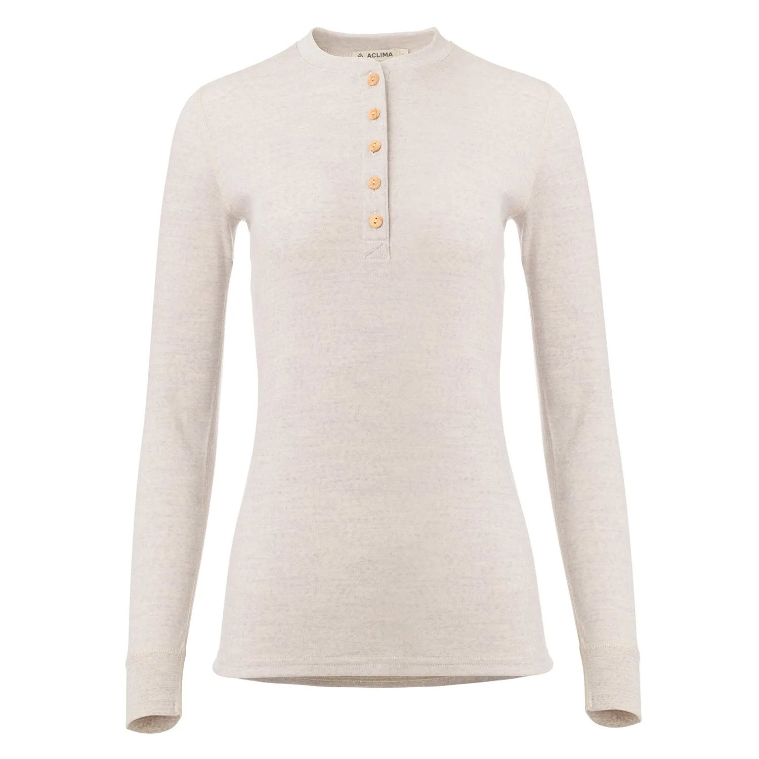 ACLIMA W′s Warmwool Granddad Shirt
