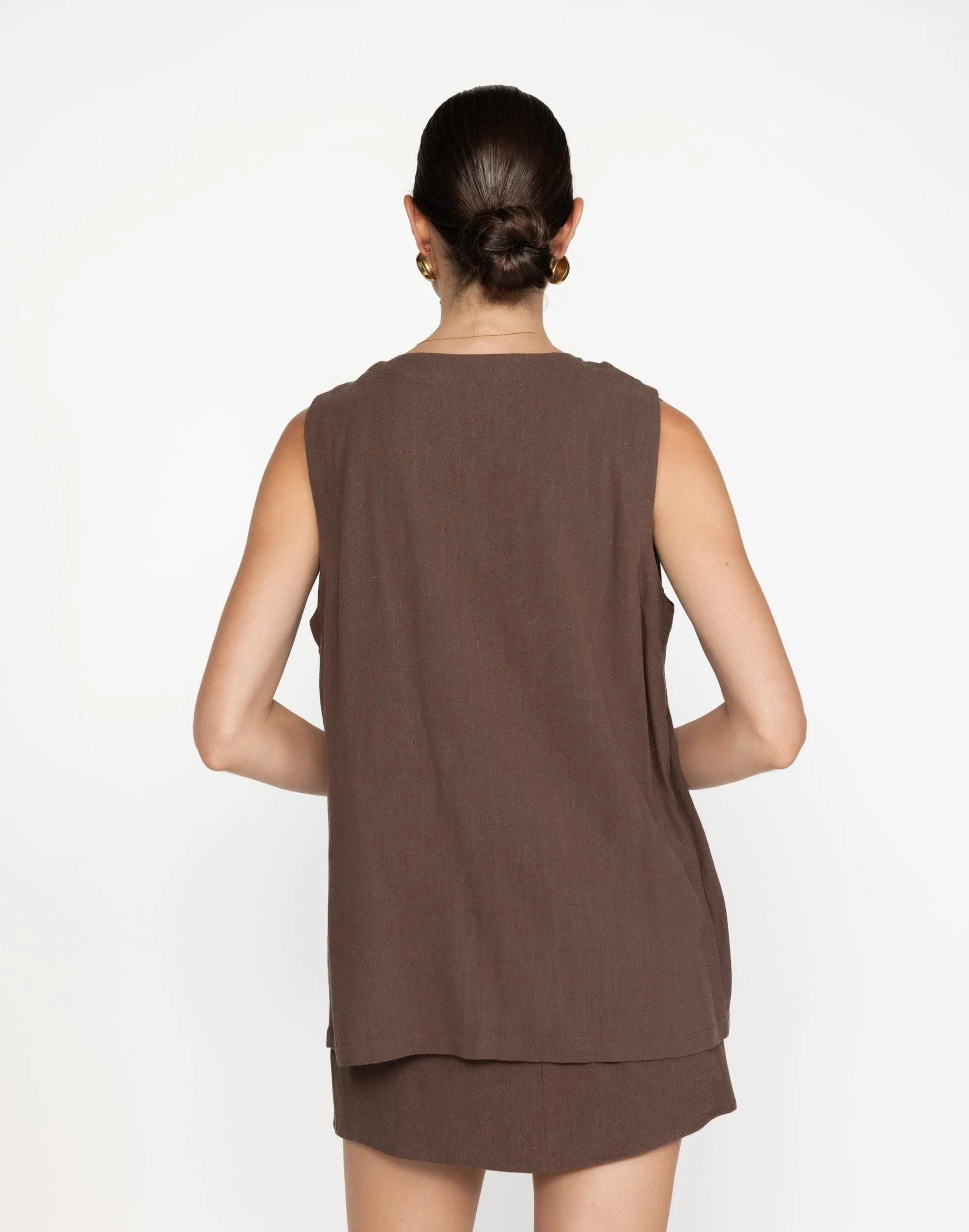 Adelle Top (Cocoa)