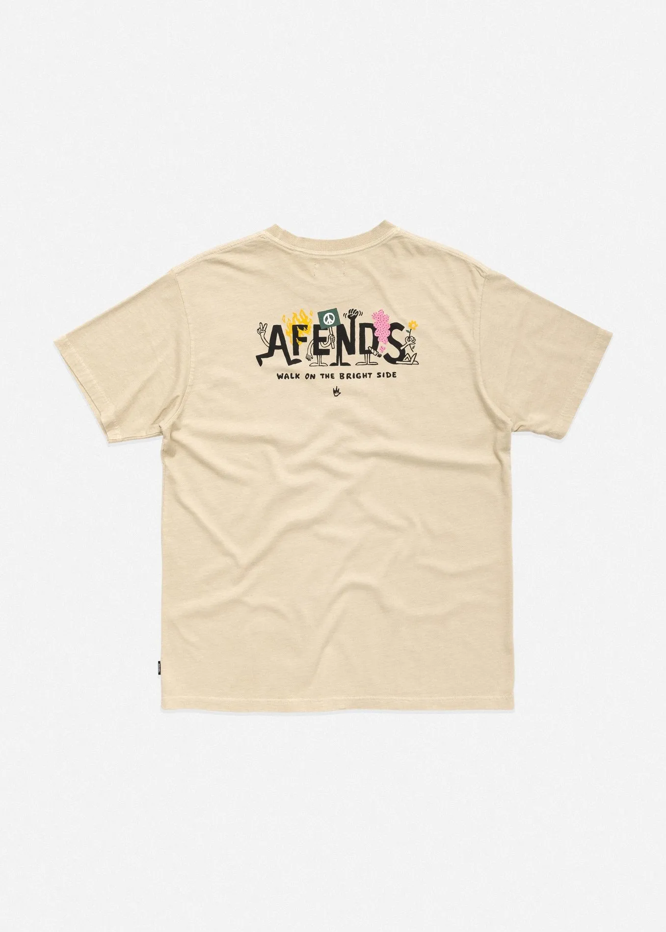 Afends Mens Bright Side - Retro Fit Tee