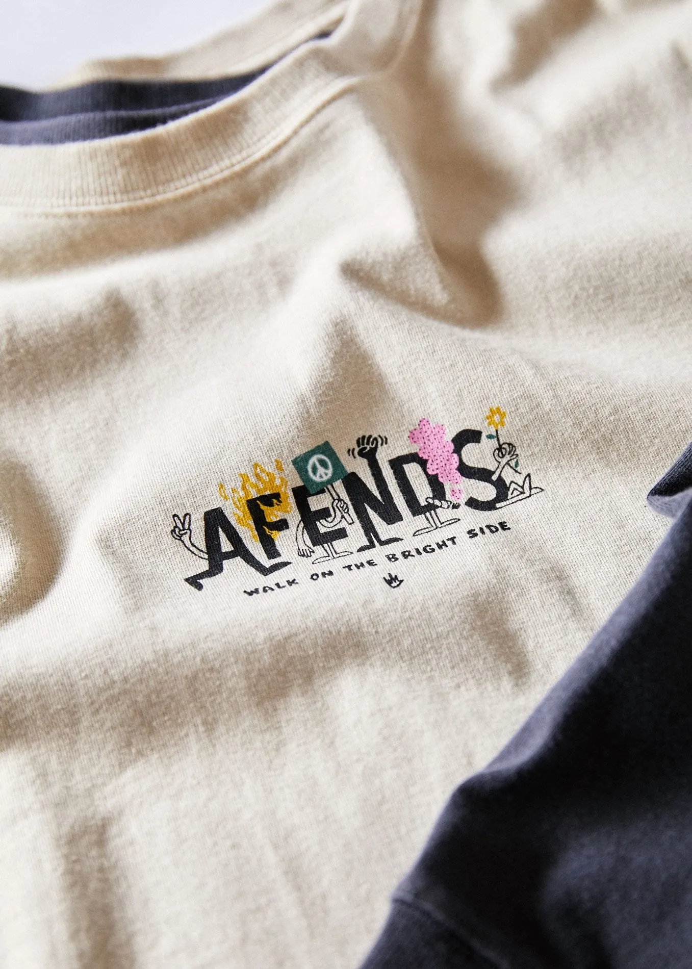 Afends Mens Bright Side - Retro Fit Tee