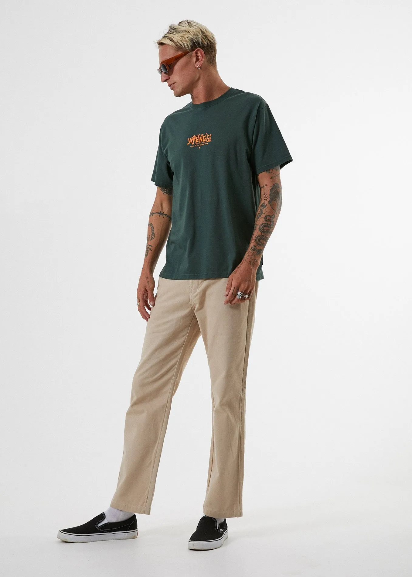 Afends Mens Bright Side - Retro Fit Tee