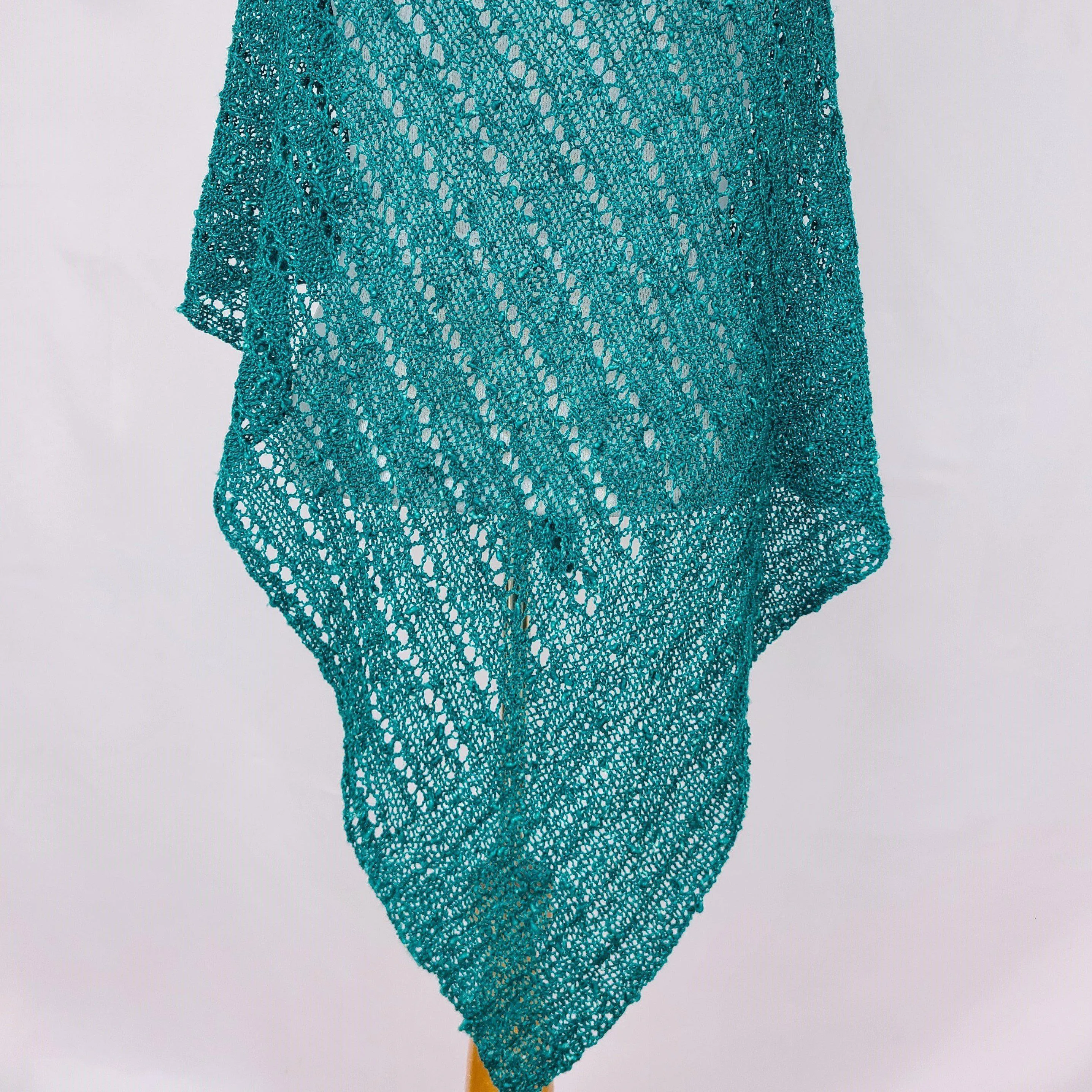 Ages Hence PDF Knitting Pattern Download Triangle Shawl