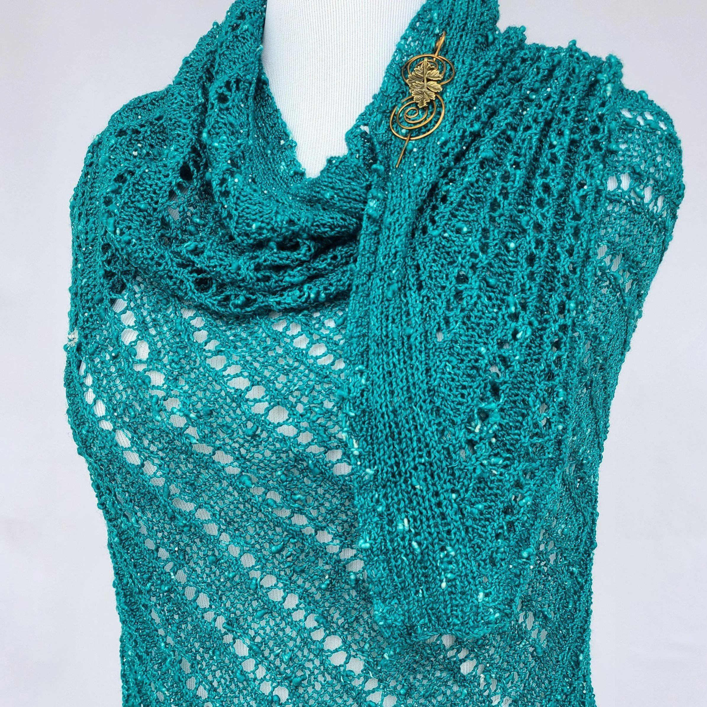 Ages Hence PDF Knitting Pattern Download Triangle Shawl