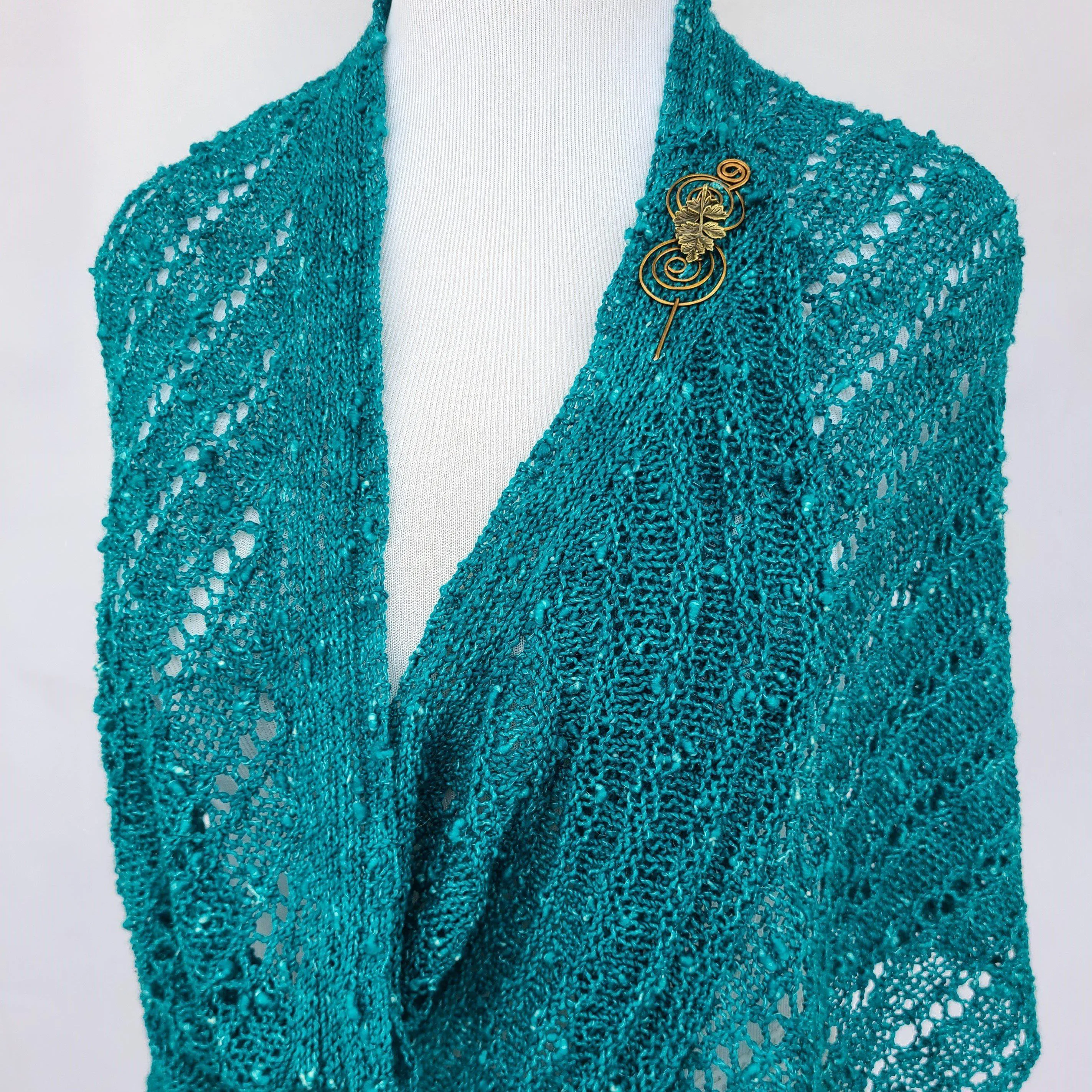 Ages Hence PDF Knitting Pattern Download Triangle Shawl