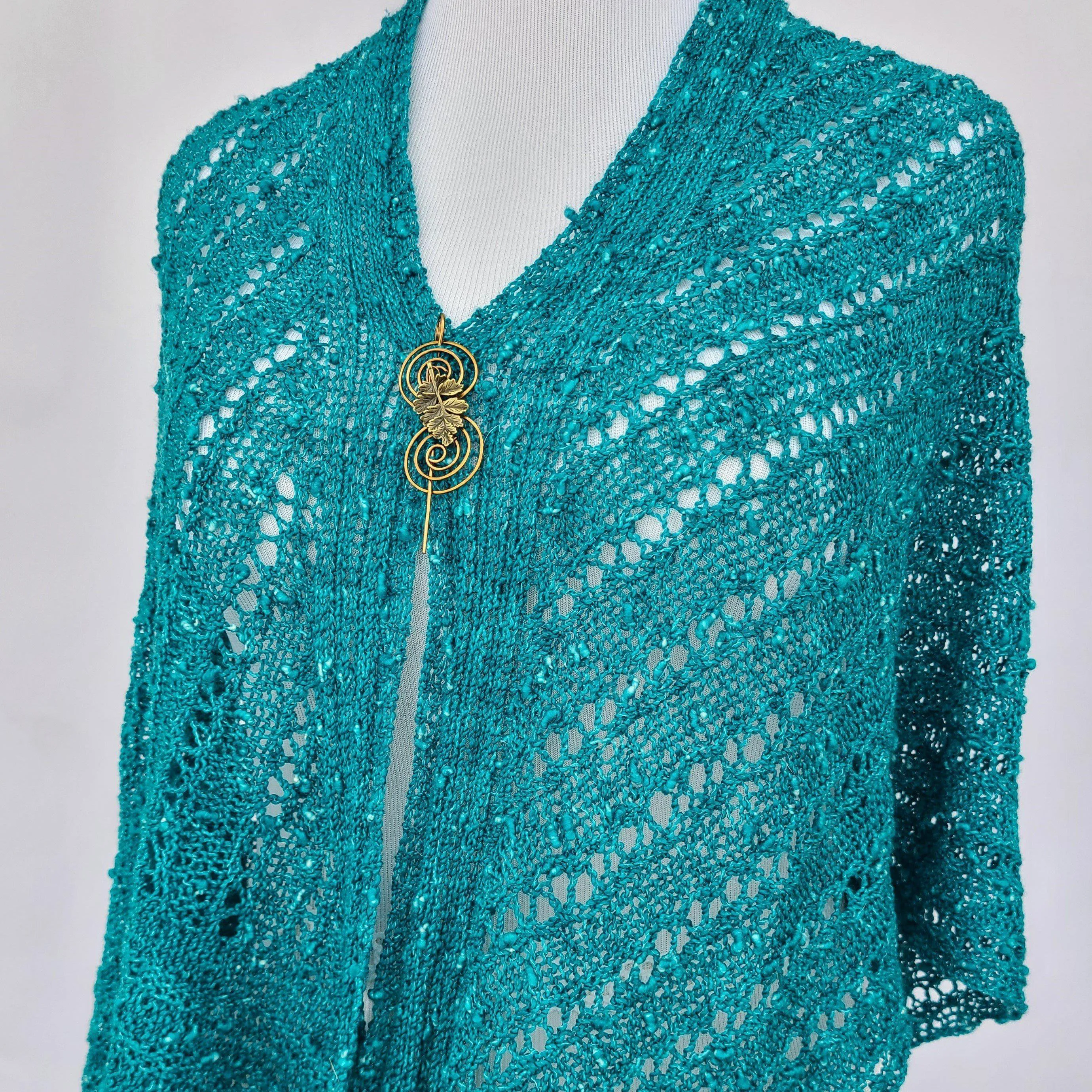 Ages Hence PDF Knitting Pattern Download Triangle Shawl