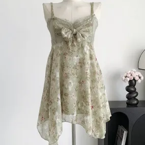 Aiertu - of the Mossy Clearing Dress Kawaii Academia Y2K Cottagecore Coquette Fairycore Dollette Princesscore