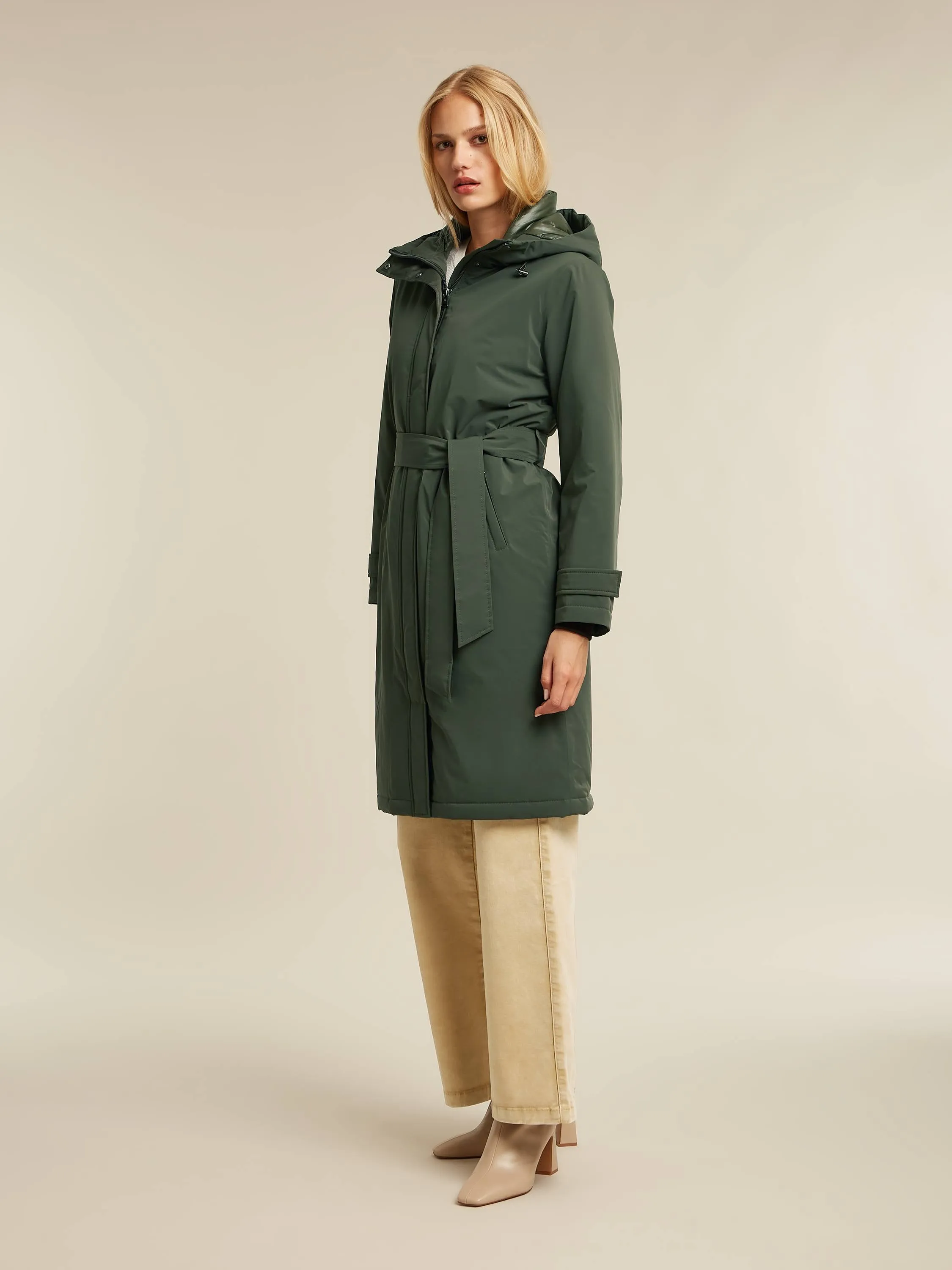 Allegra raincoat - Dark bottle
