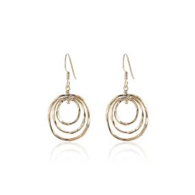 Amaya Earrings, Gold Vermeil
