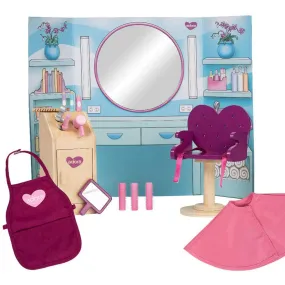 Amazing World 18 inch Doll Accessories Salon Accesory Set – 17 Pieces (Amazon Exclusive)