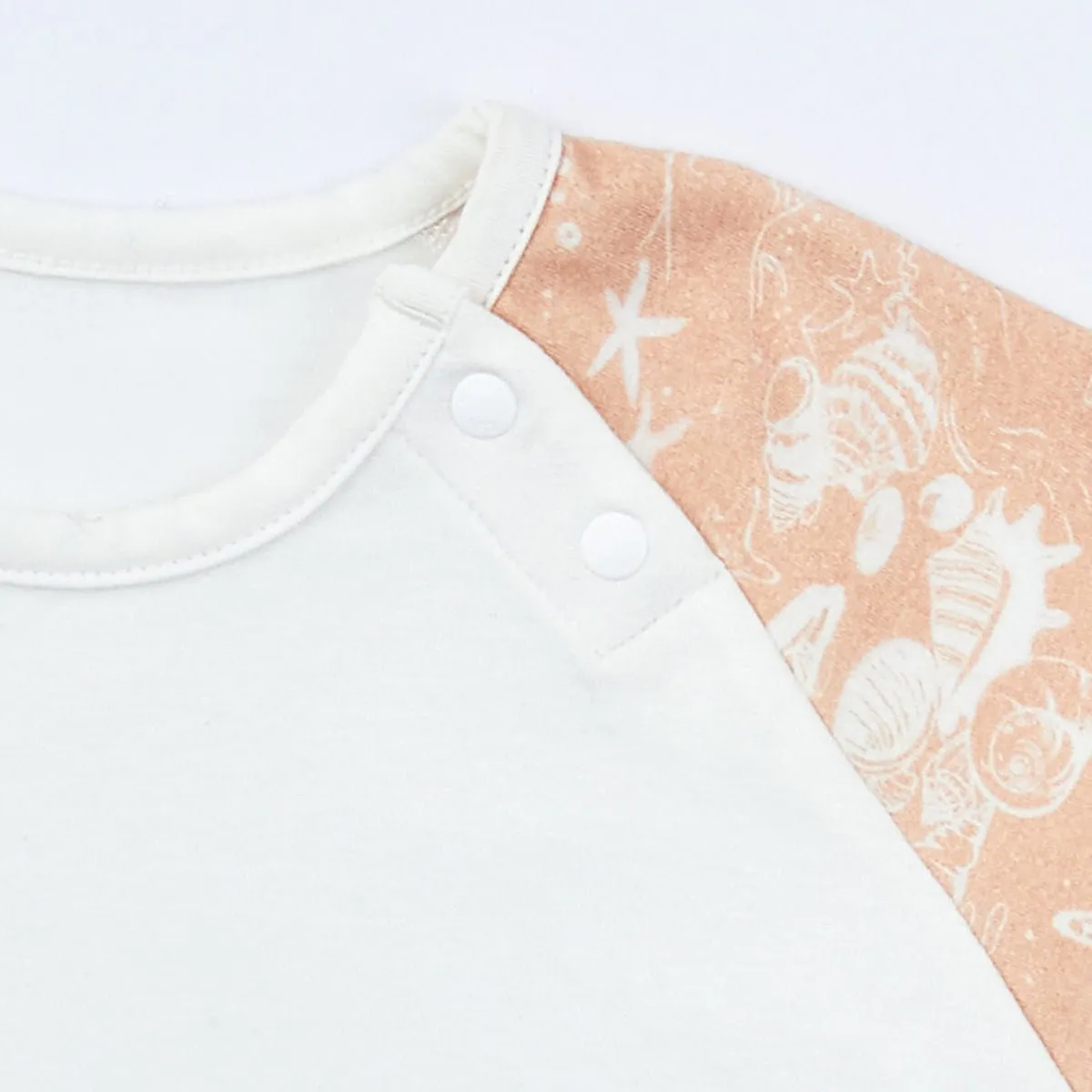 Ambilight Starfish Short Sleeve Kids Nude Pyjama Set
