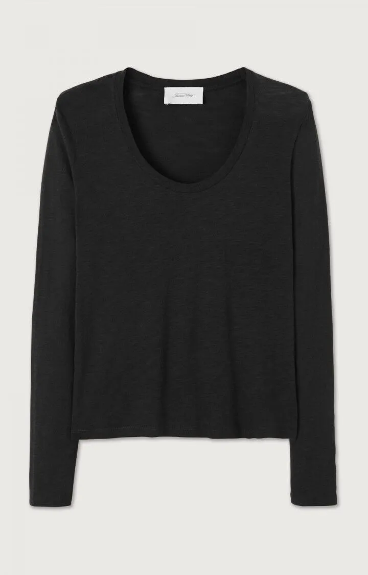 American Vintage Jacksonville Scoop Neck L/S Tee - Various Colours