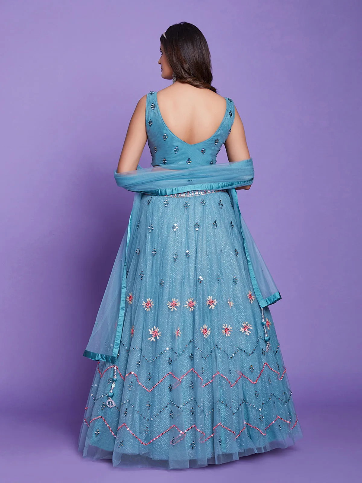 Aqua Net Stitched Lehenga Choli