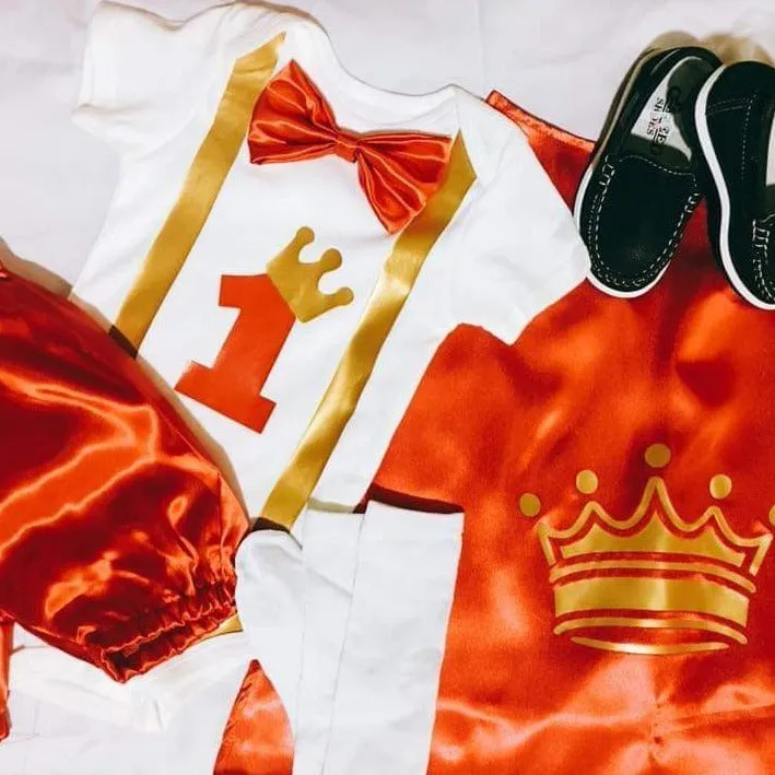 Baby Little Prince Costume Set - Red