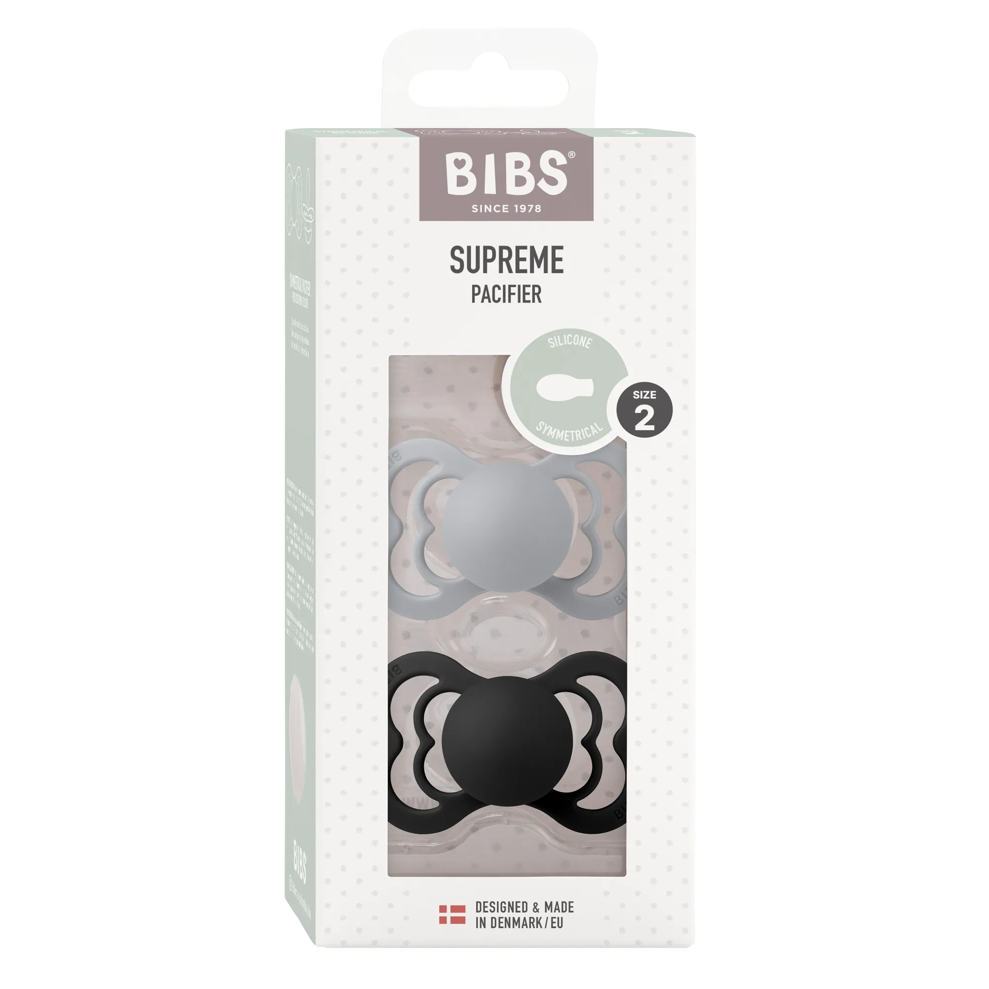 BIBS Supreme 2-pack Cloud / Black