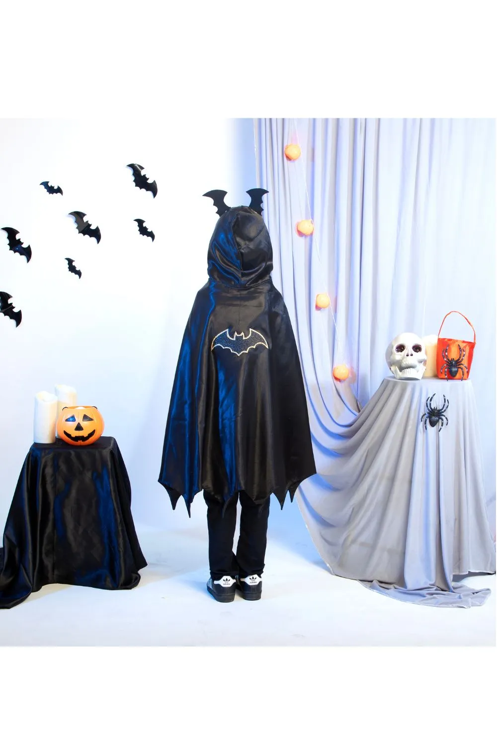 Black Halloween Batman Theme Play Set Of 4