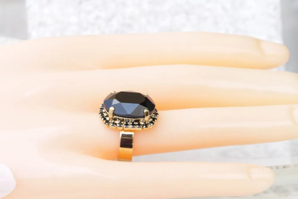 BLACK STONE RING