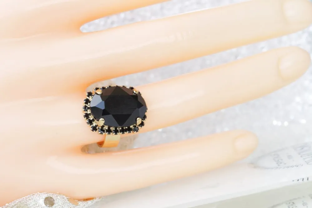 BLACK STONE RING