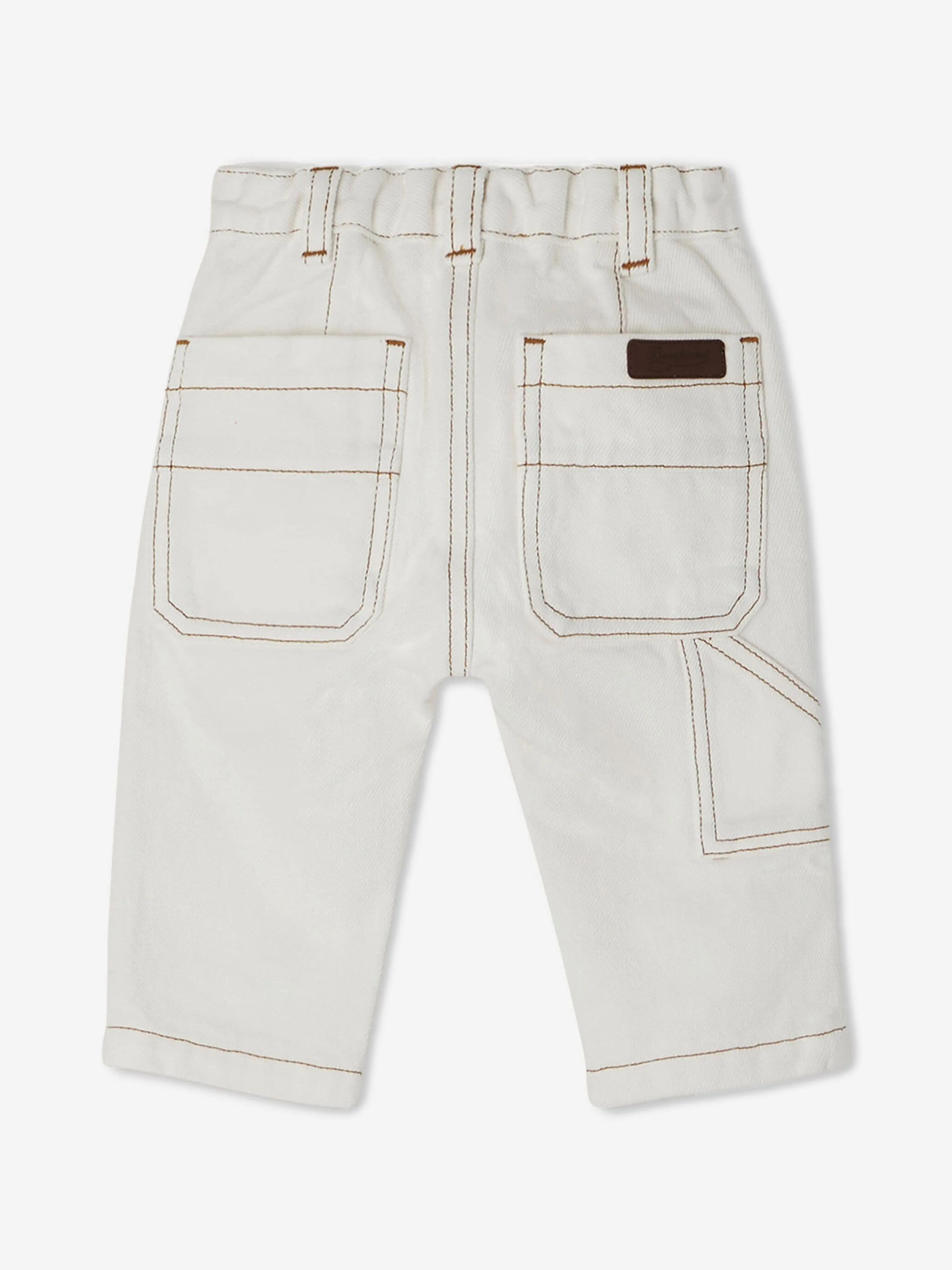 Bonpoint Baby Boys Gaspar Jeans in White