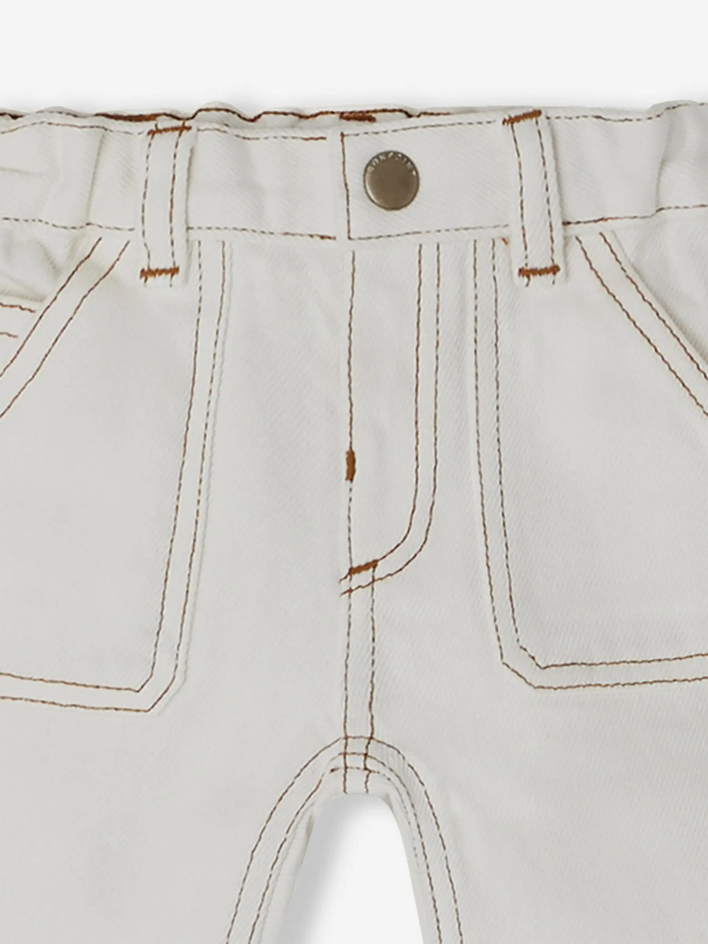 Bonpoint Baby Boys Gaspar Jeans in White