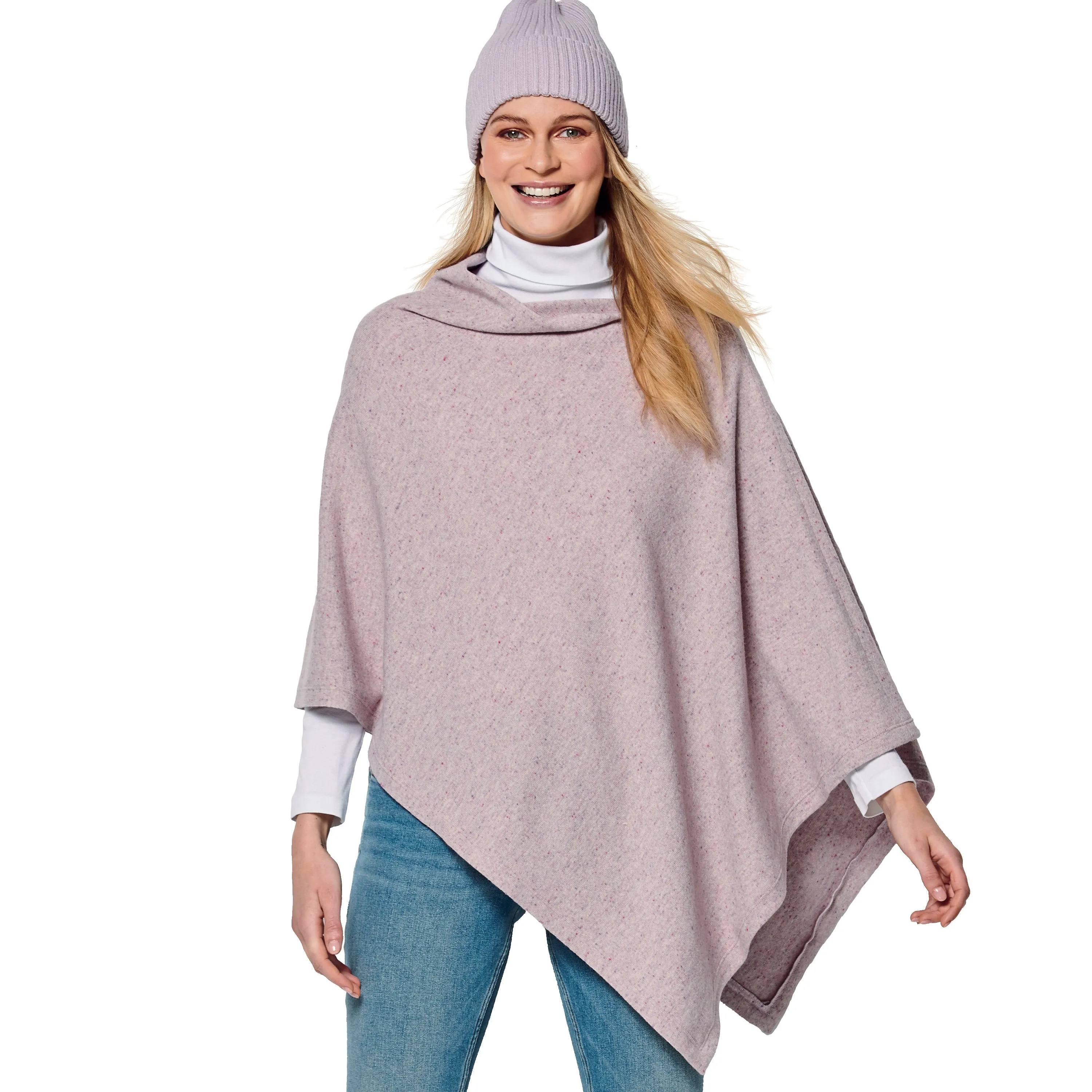Burda Pattern 6175 Misses' Cape – Rectangular – with roll neck