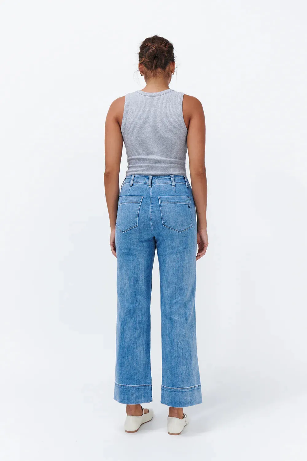 CELESTE PANT | 70s Blue