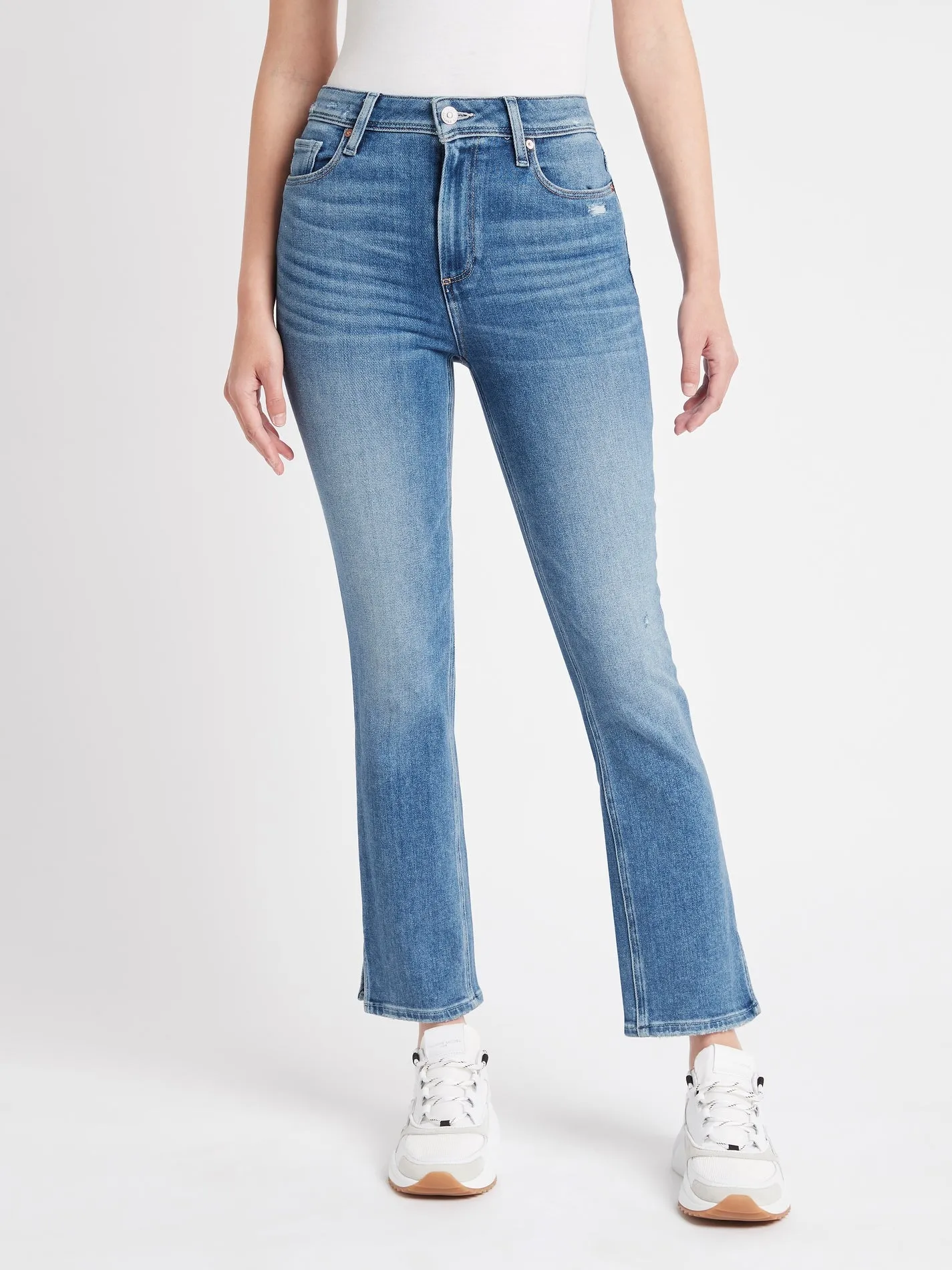 Cindy Outseam Slit Jean