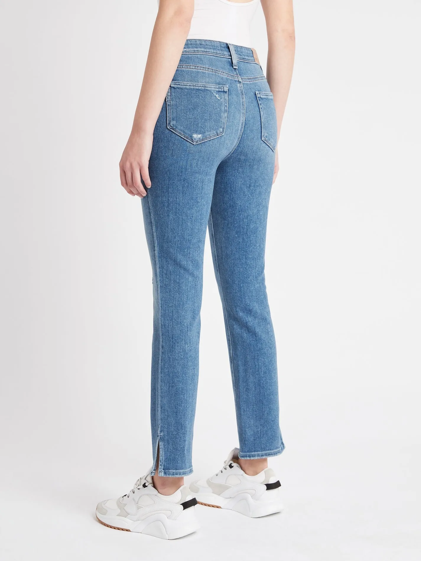 Cindy Outseam Slit Jean