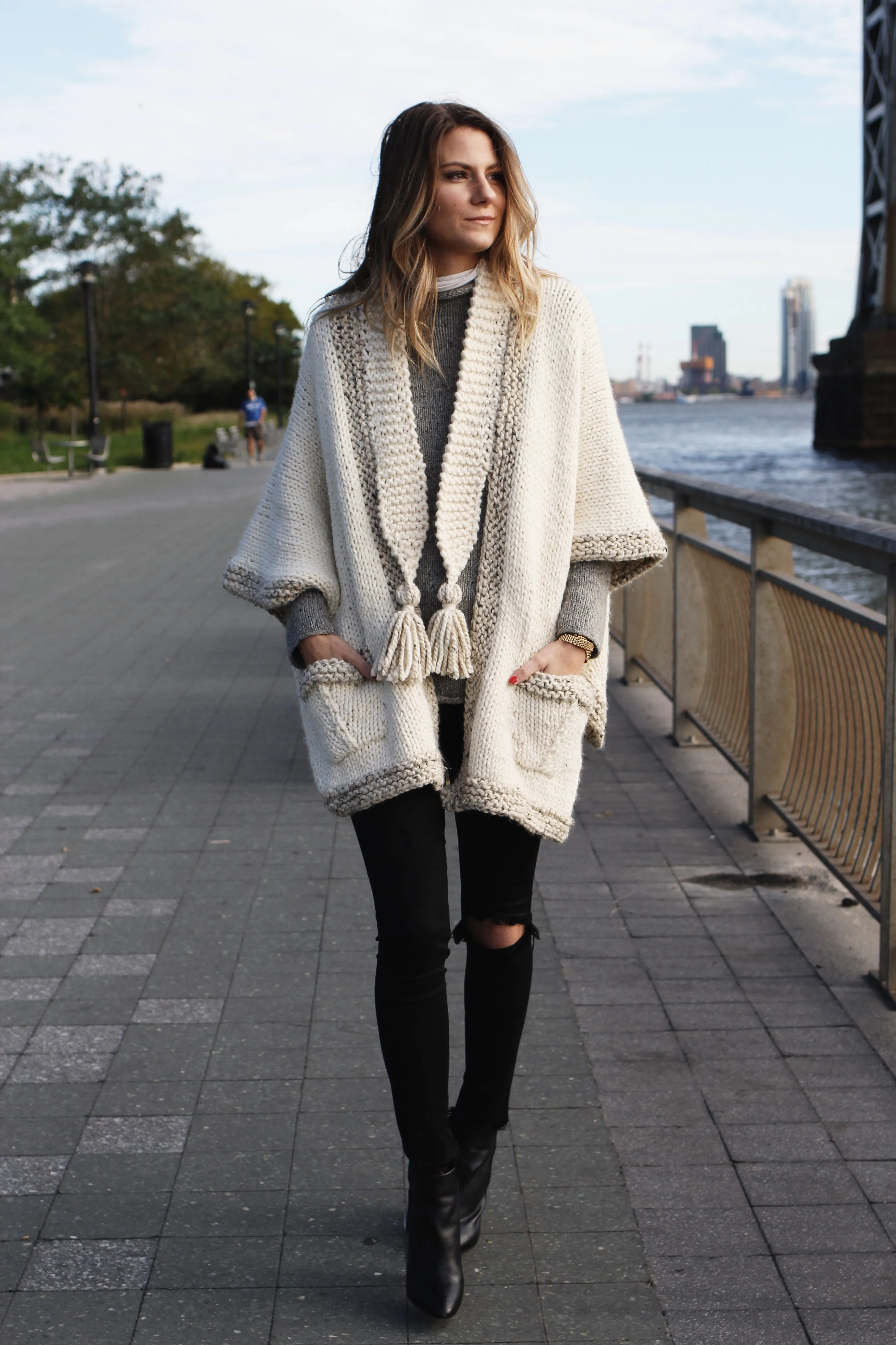 Cobble Hill Morning Cape (Knit)