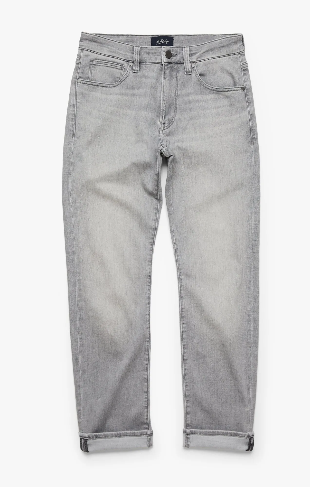 Cool Tapered Leg Jeans In Light Grey Urban