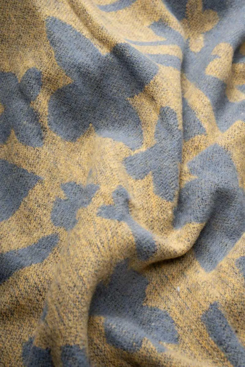 Creek Recycled Cotton Cape Yellow-Blue