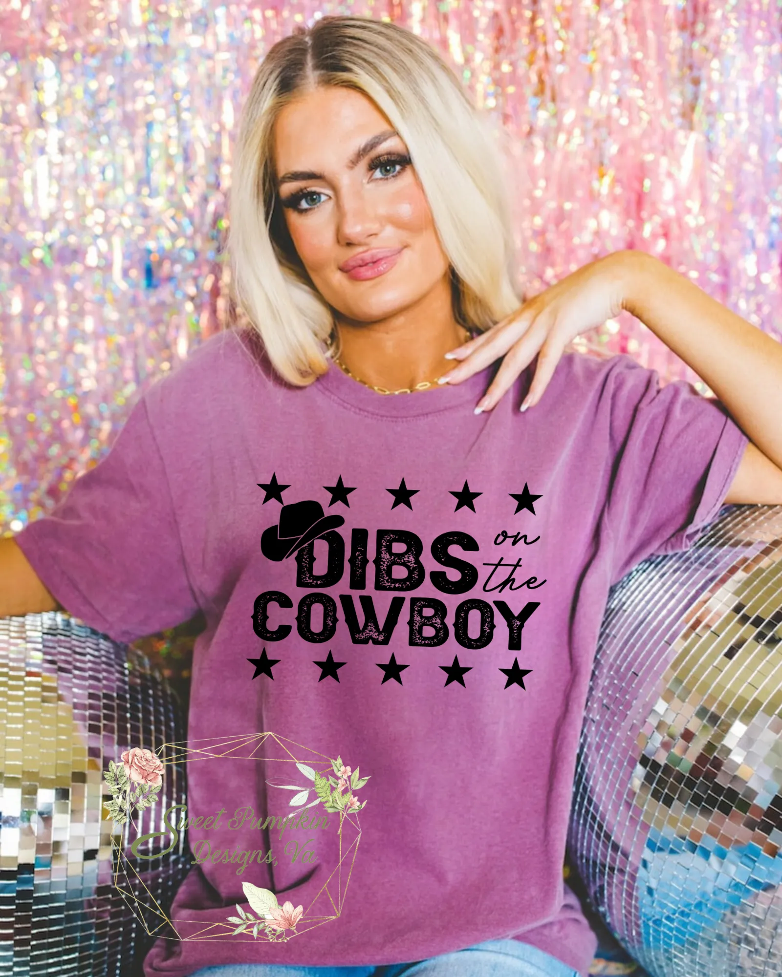 Dibs on the Cowboy - Western Cowgirl Tshirt