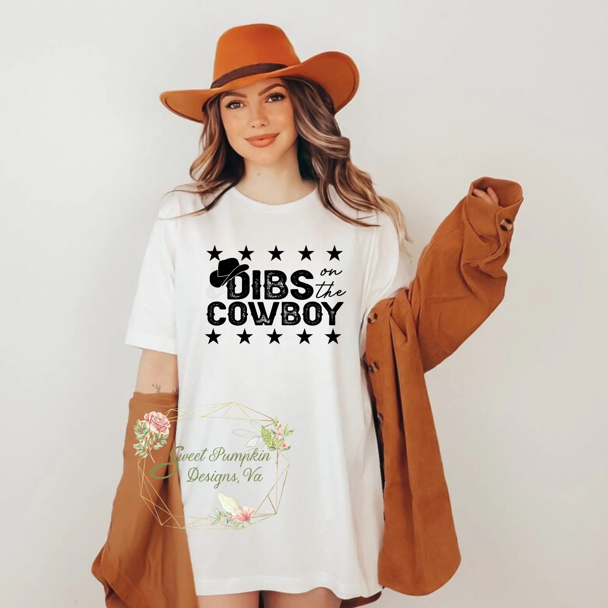 Dibs on the Cowboy - Western Cowgirl Tshirt