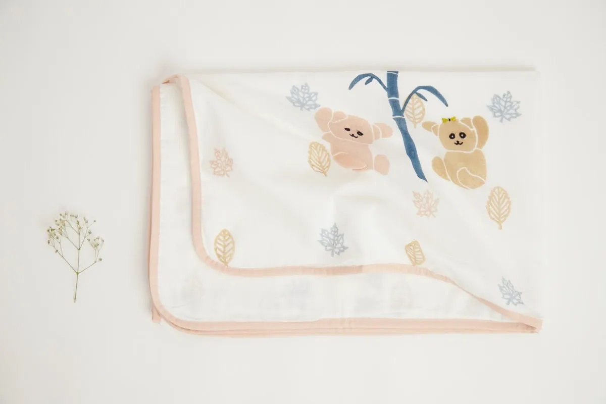 Dohar Blanket- K for Koala- Beige