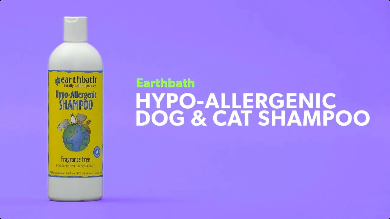 Earthbath Hypo-Allergenic Shampoo, Fragrance Free, 472 ml