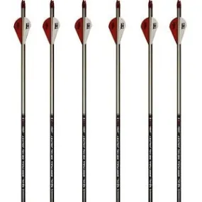 EASTON ARROW FMJ 6MM GRAY W/2" BLAZER VANES 390 (EA)
