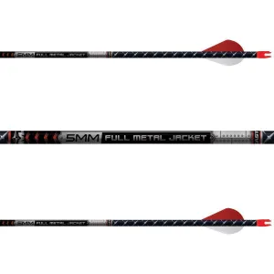 Easton Full Metal Jacket 5mm Arrow (Fletched w/Vanes)