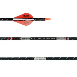 Easton Full Metal Jacket Match Grade 5mm Arrow (Fletched w/Vanes)