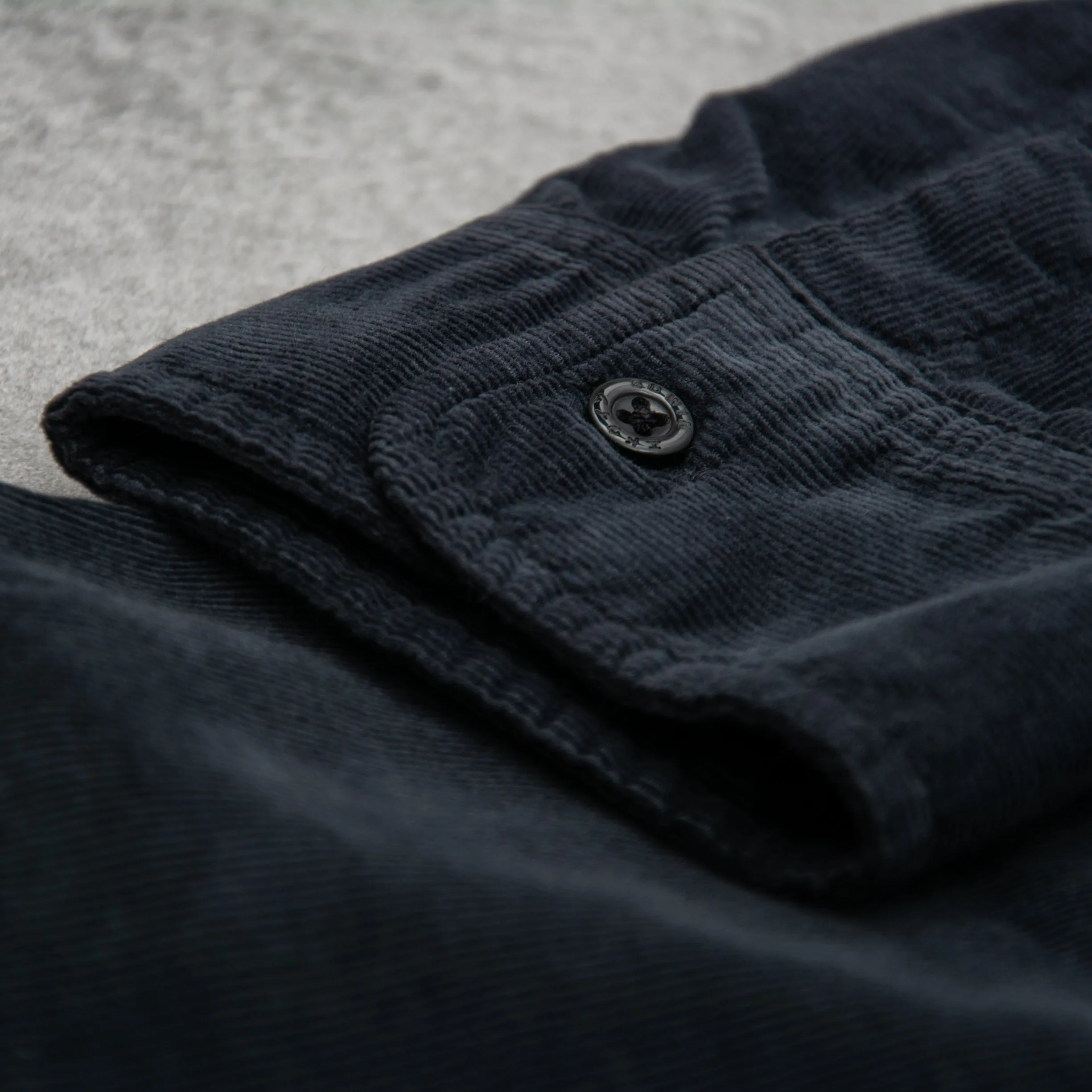 Edwin Labour Shirt Baby Cord - French Navy