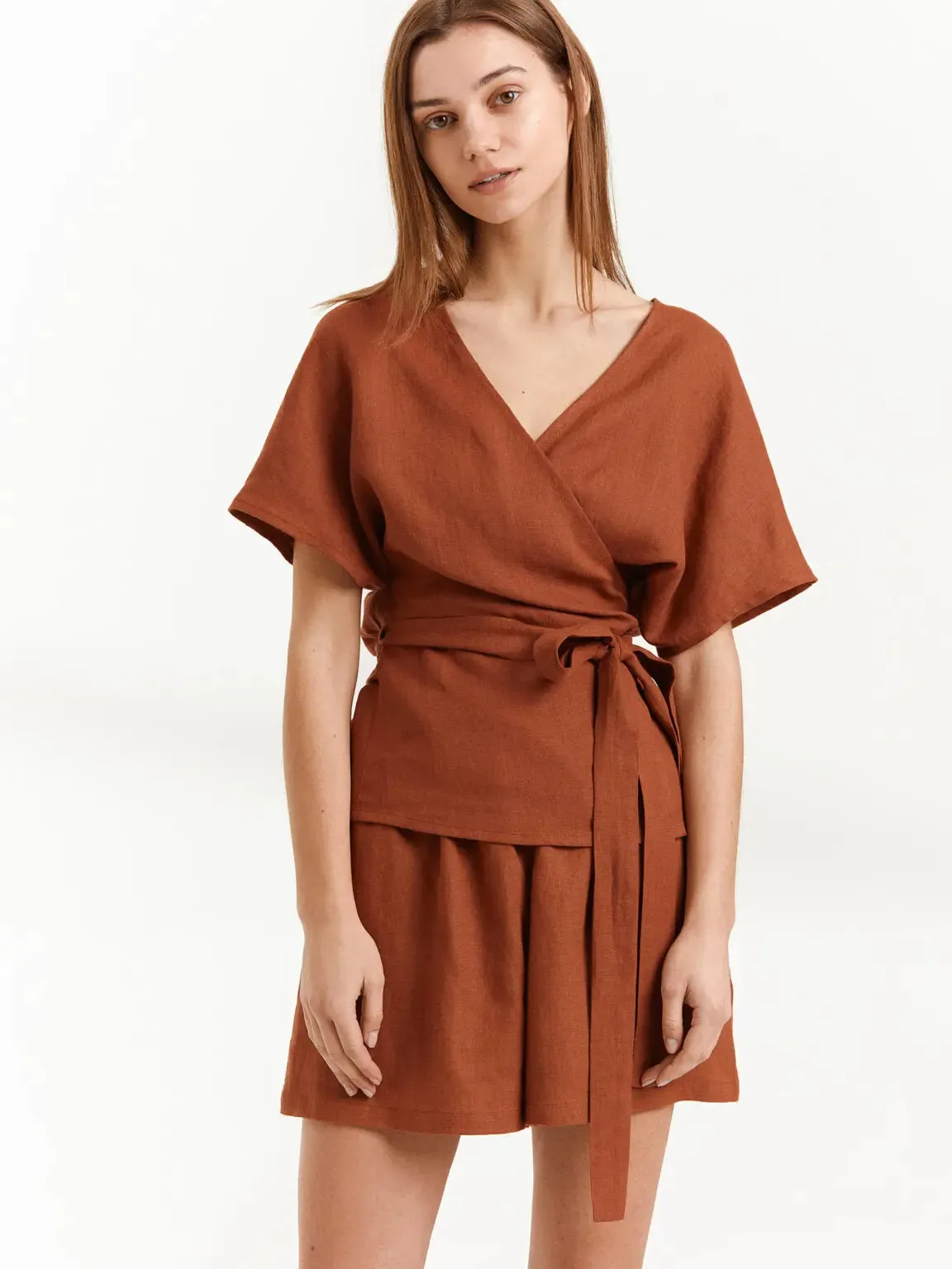 Eli kimono Linen Top by Love And Confuse