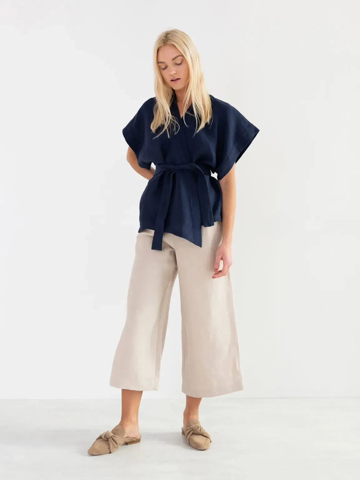 Eli kimono Linen Top by Love And Confuse