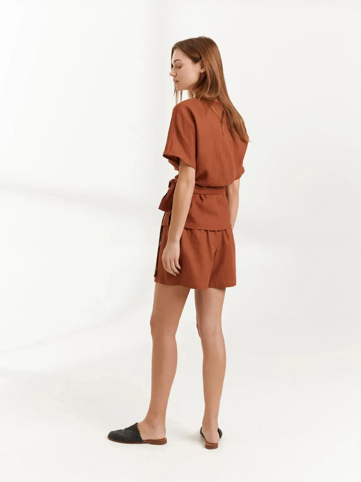 Eli kimono Linen Top by Love And Confuse