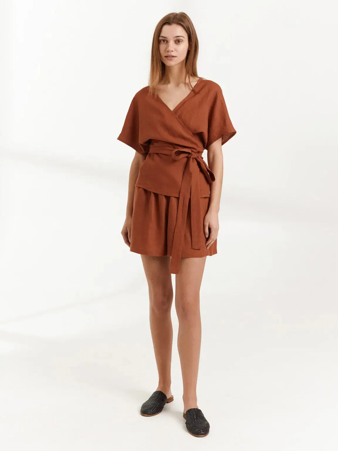 Eli kimono Linen Top by Love And Confuse