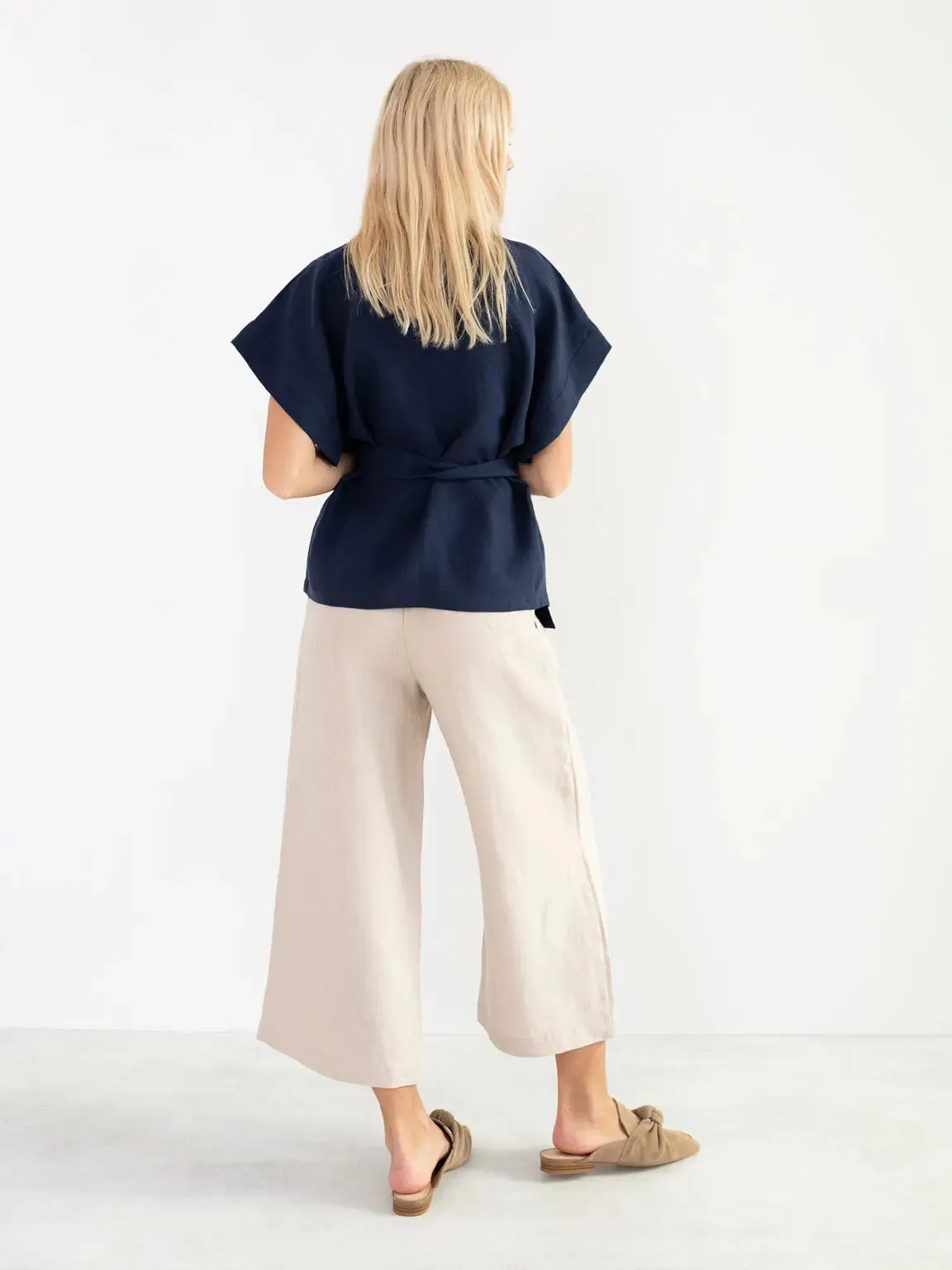 Eli kimono Linen Top by Love And Confuse