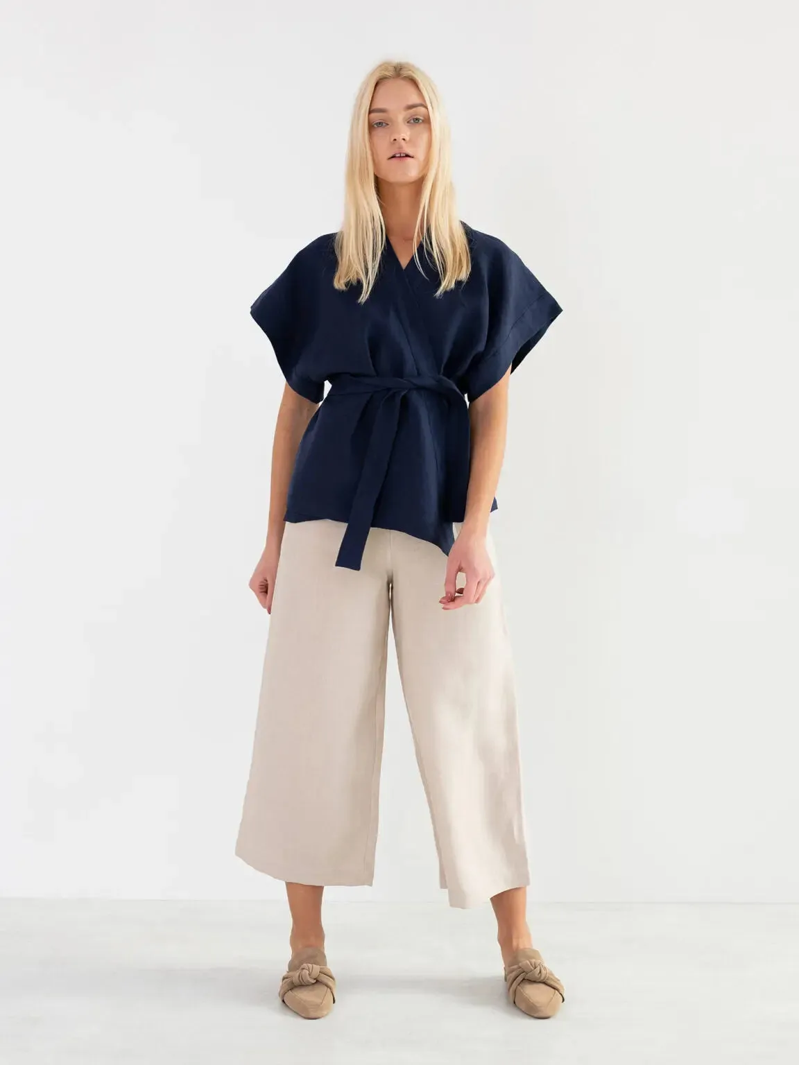 Eli kimono Linen Top by Love And Confuse