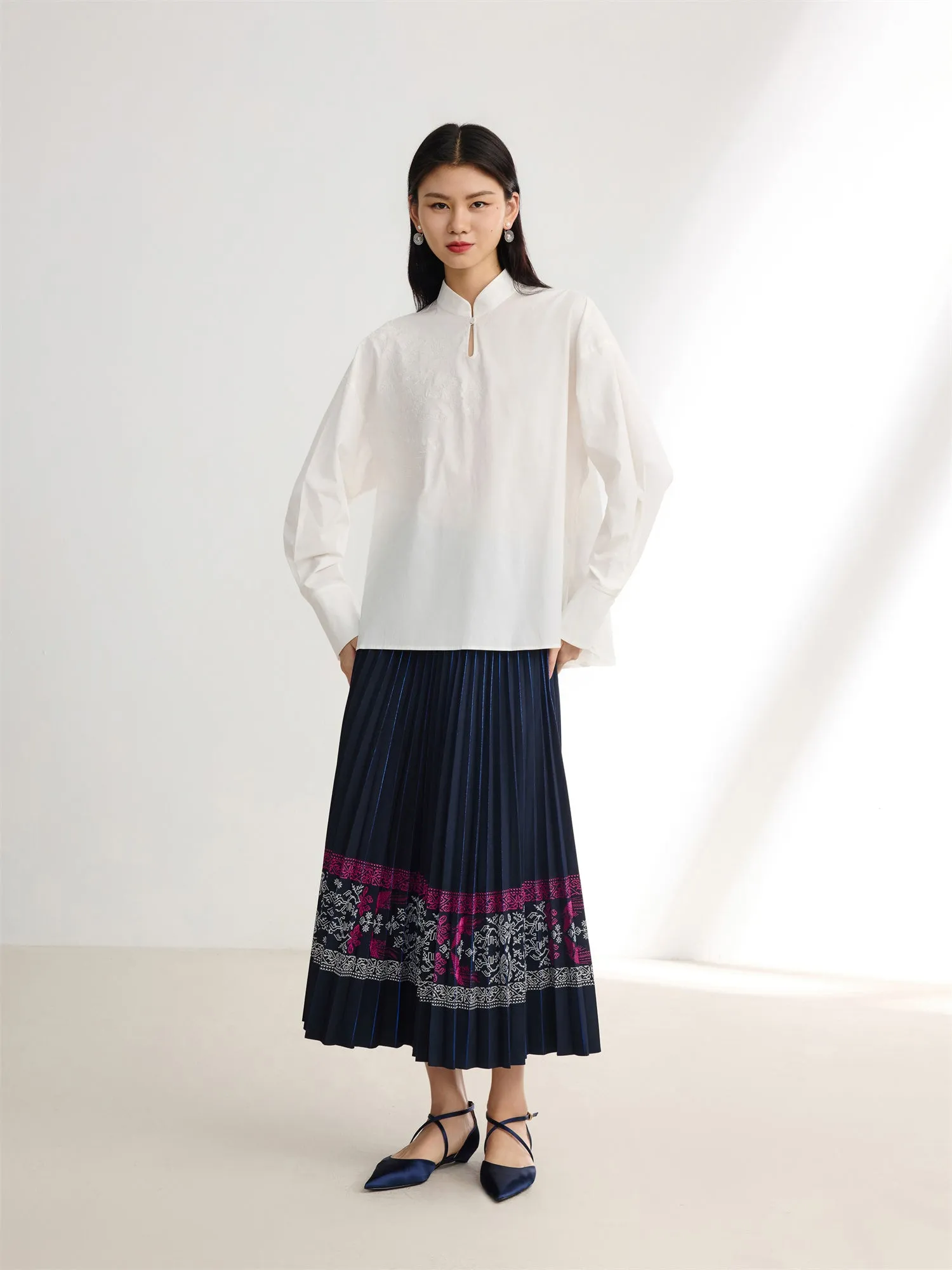 EP YAYING Chinese Style Shirt